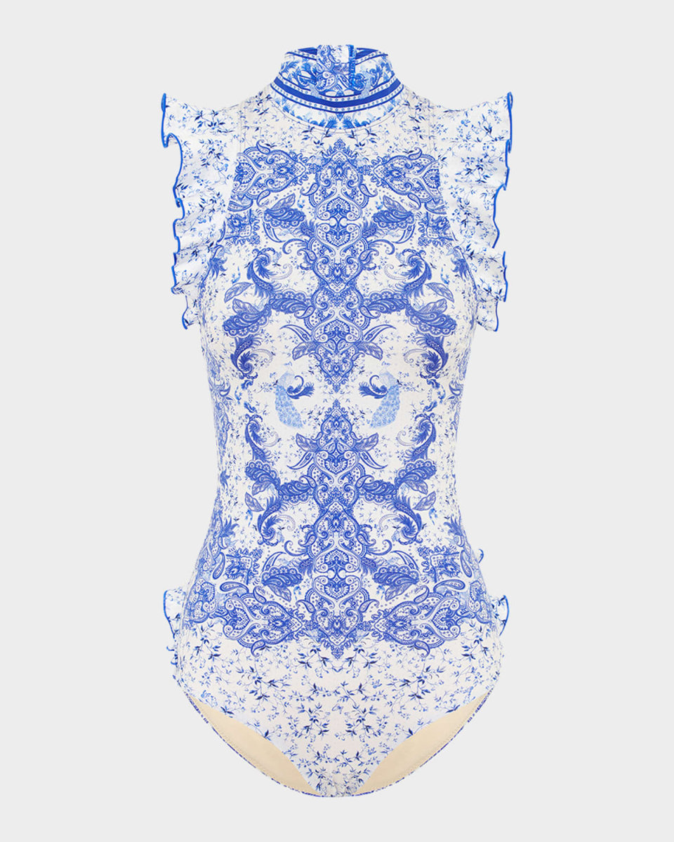 Sylvie Frill One-Piece Swimsuit